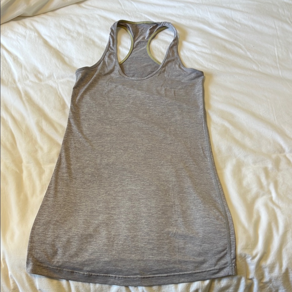 Gray Women's Lululemon Racerback Tank Top
